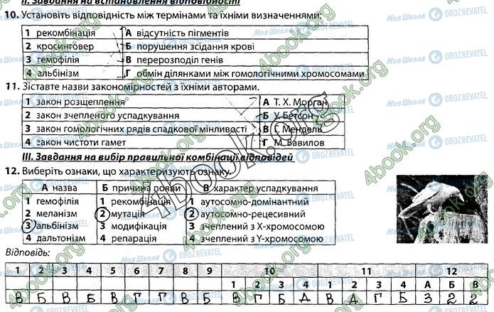 ГДЗ Біологія 9 клас сторінка Стр.61 (2)